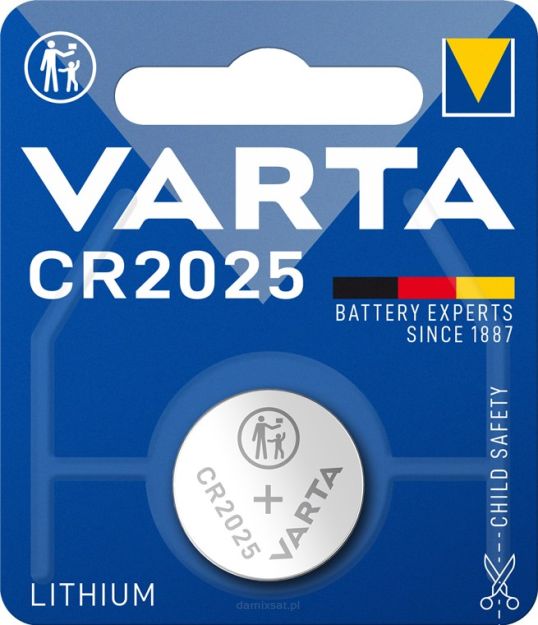 Bateria litowa VARTA CR2025 (6025) 3V