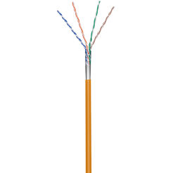 Skrętka CAT5e F/UTP AWG 26/7 Goobay pomarańcz 100m