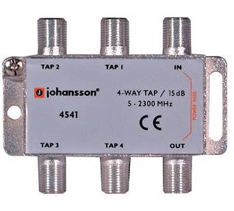 4 WAY TAP Odgałęźnik 4-krotny Johansson 15 dB 4541
