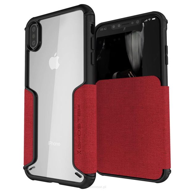 Etui Exec 3 Apple iPhone Xs Max czerwony