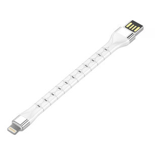 Kabel USB-A - Lightning LDNIO 15cm biały LS50L