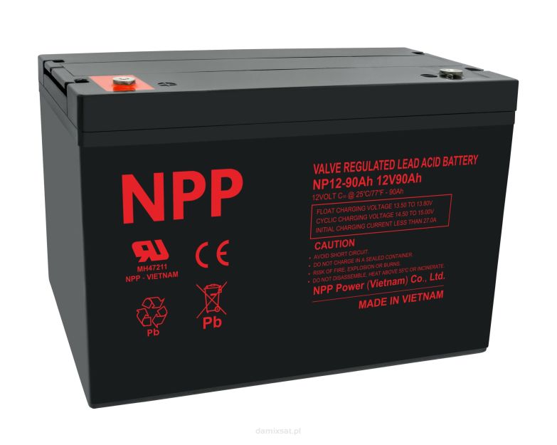 Akumulator AGM NP 12V 90Ah T14 NPP