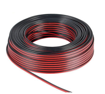 Kabel głośnikowy Goobay 2x2,5mm CCA 50m black-red