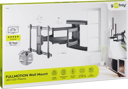 Uchwyt TV Goobay PRO FULLMOTION L 37"-70" do 70kg