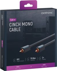 CLICKTRONIC Kabel Audio 1xRCA - 1xRCA Coaxial 5m