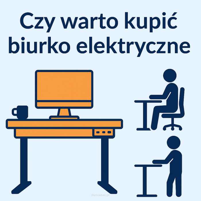 Czy warto kupić biurko elektryczne? Ergonomia pracy w domu i biurze