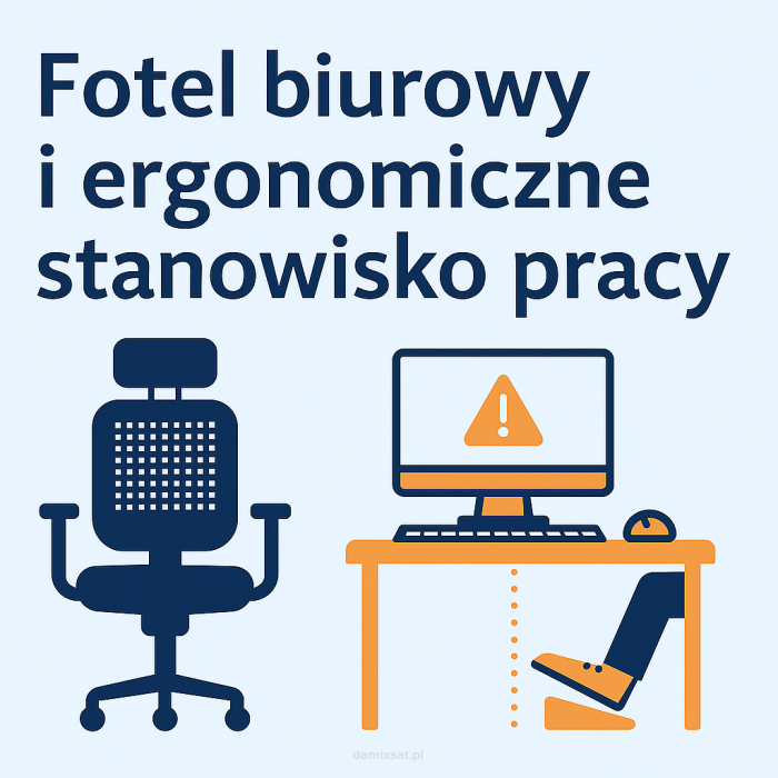 Fotel biurowy i ergonomiczne stanowisko pracy – jak pracować wygodnie i zdrowo