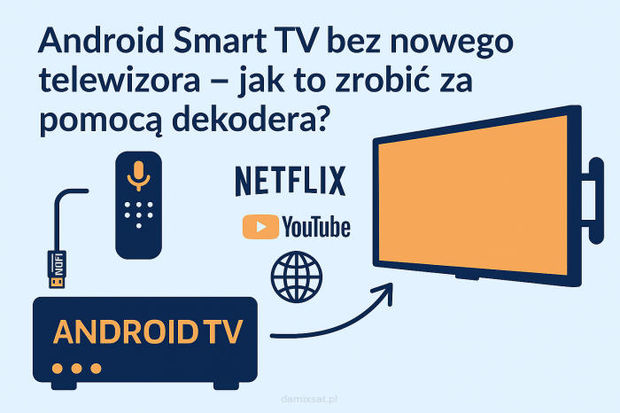 Android Smart TV bez nowego telewizora – jak to zrobić za pomocą dekodera