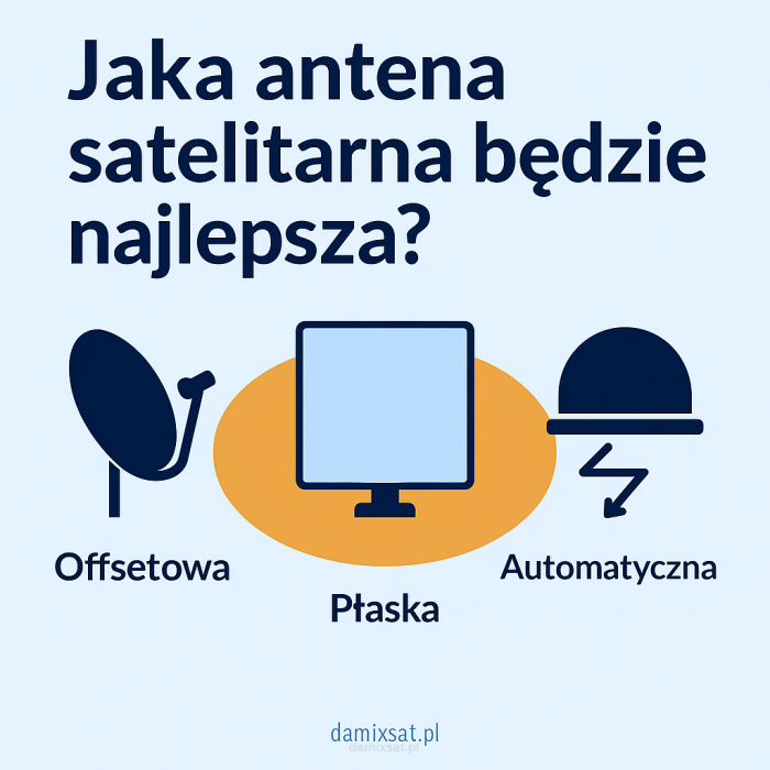 Jaka antena satelitarna będzie najlepsza? Offsetowa, płaska czy automatyczna – porównanie typów i zastosowań